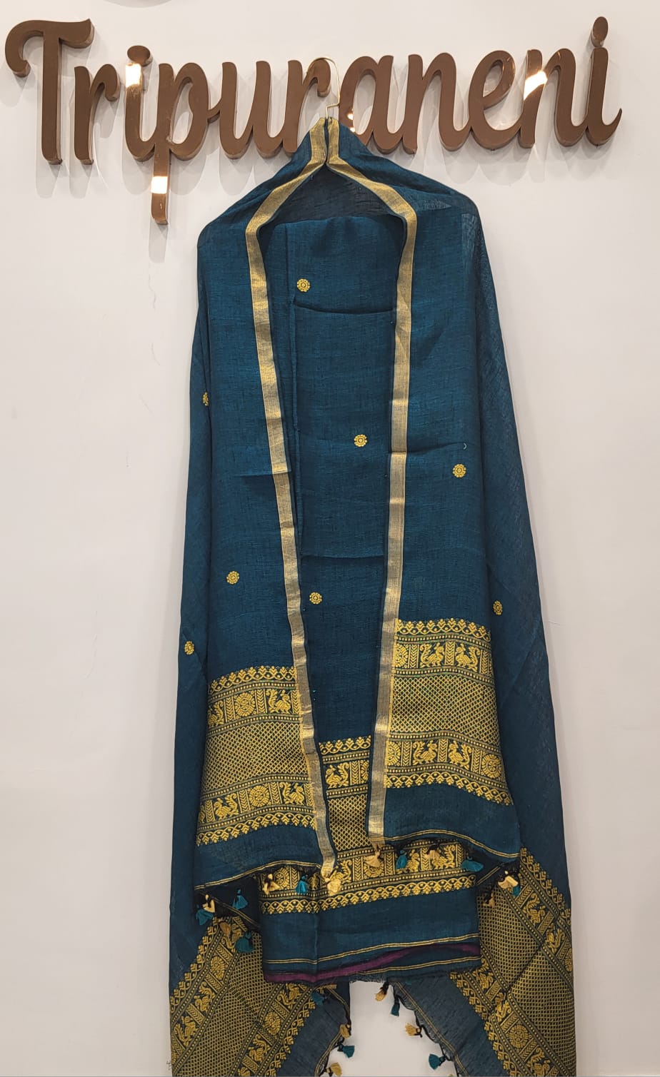 Linen Jamdani Partywear: 2-piece set