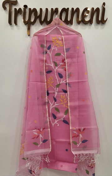 Muslin Jamdhani Handloom 2 peice set