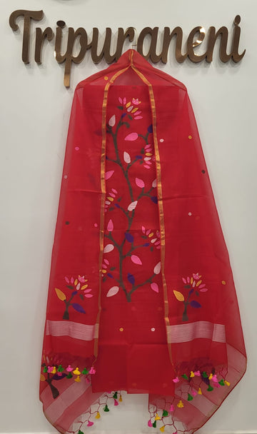 Muslin Jamdhani Handloom 2 peice set