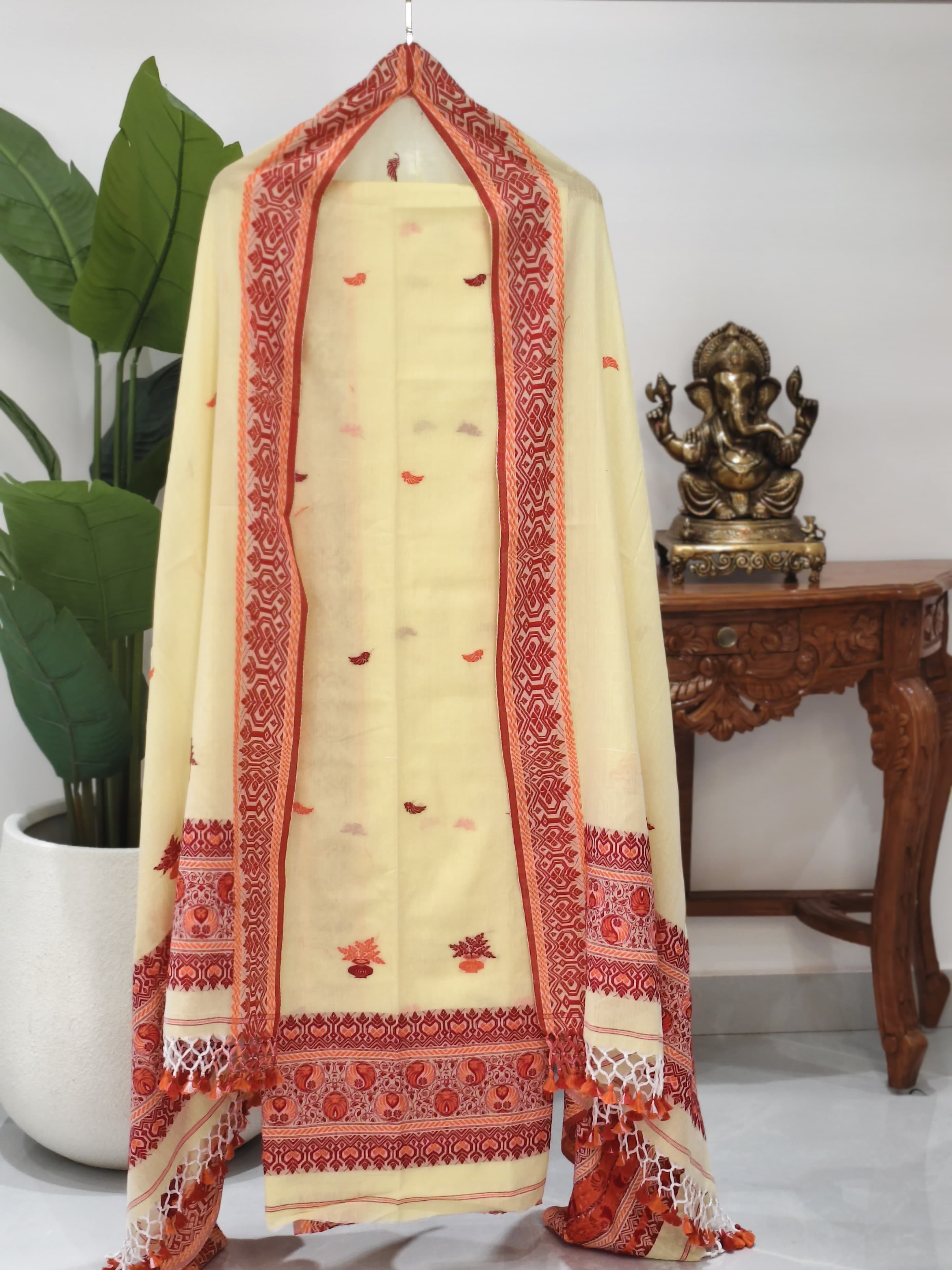 Cotton Jamdani - 2-piece sets