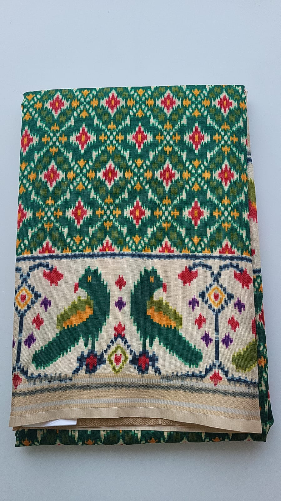 Pathan Patola Sarees - Lovebirds design