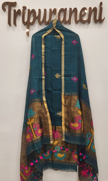Linen Jamdani Partywear: 2-piece set