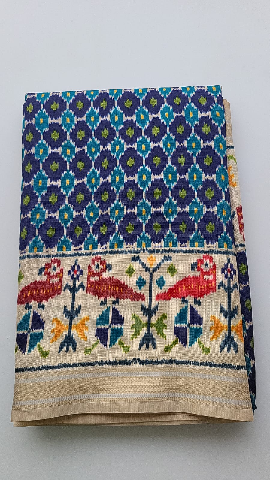 Pathan Patola Sarees - Macaw Design