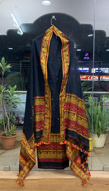 Mul Cotton 2 Piece Handwoven Dress Materials