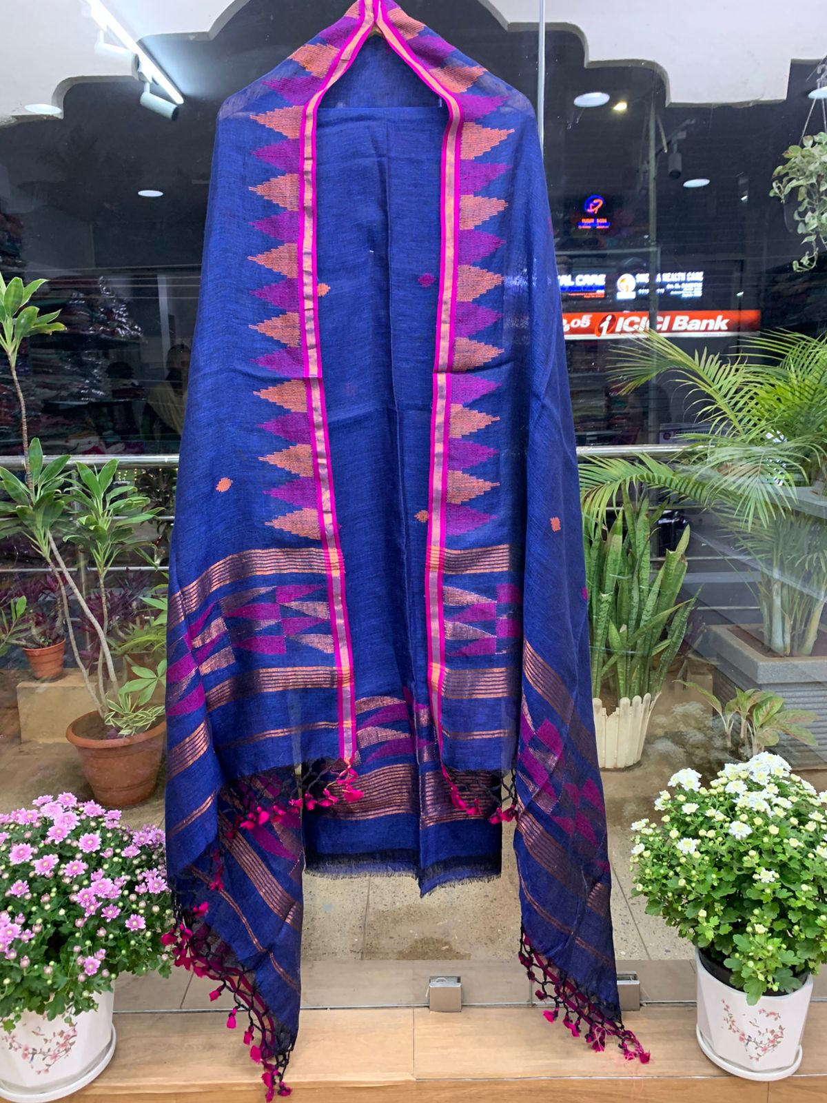 Lenin Jamdhani 2-piece Dress Mterial