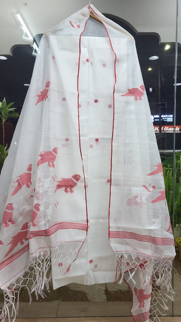 Muslin Jamdhani Handloom 2 peice set