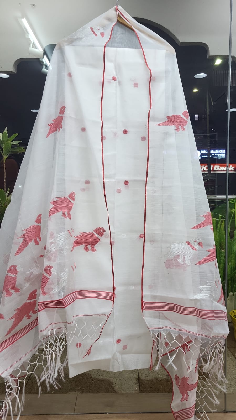 Muslin Jamdhani Handloom 2 peice set