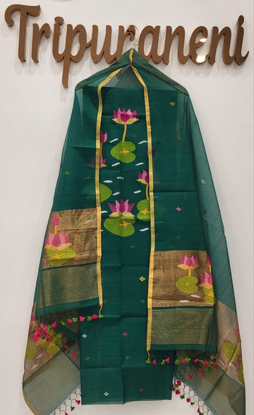 Muslin Jamdhani Handloom 2 peice set