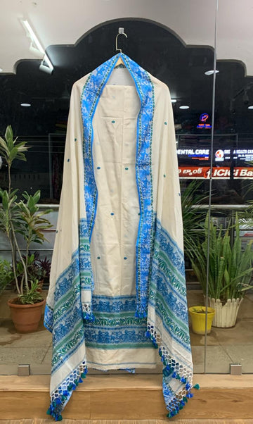 Mul Cotton 2 Piece Handwoven Dress Materials
