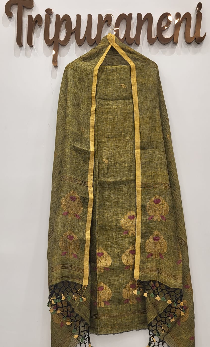 Linen Jamdani 2-piece set