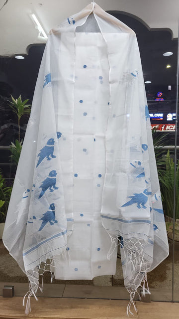 Muslin Jamdhani Handloom 2 peice set