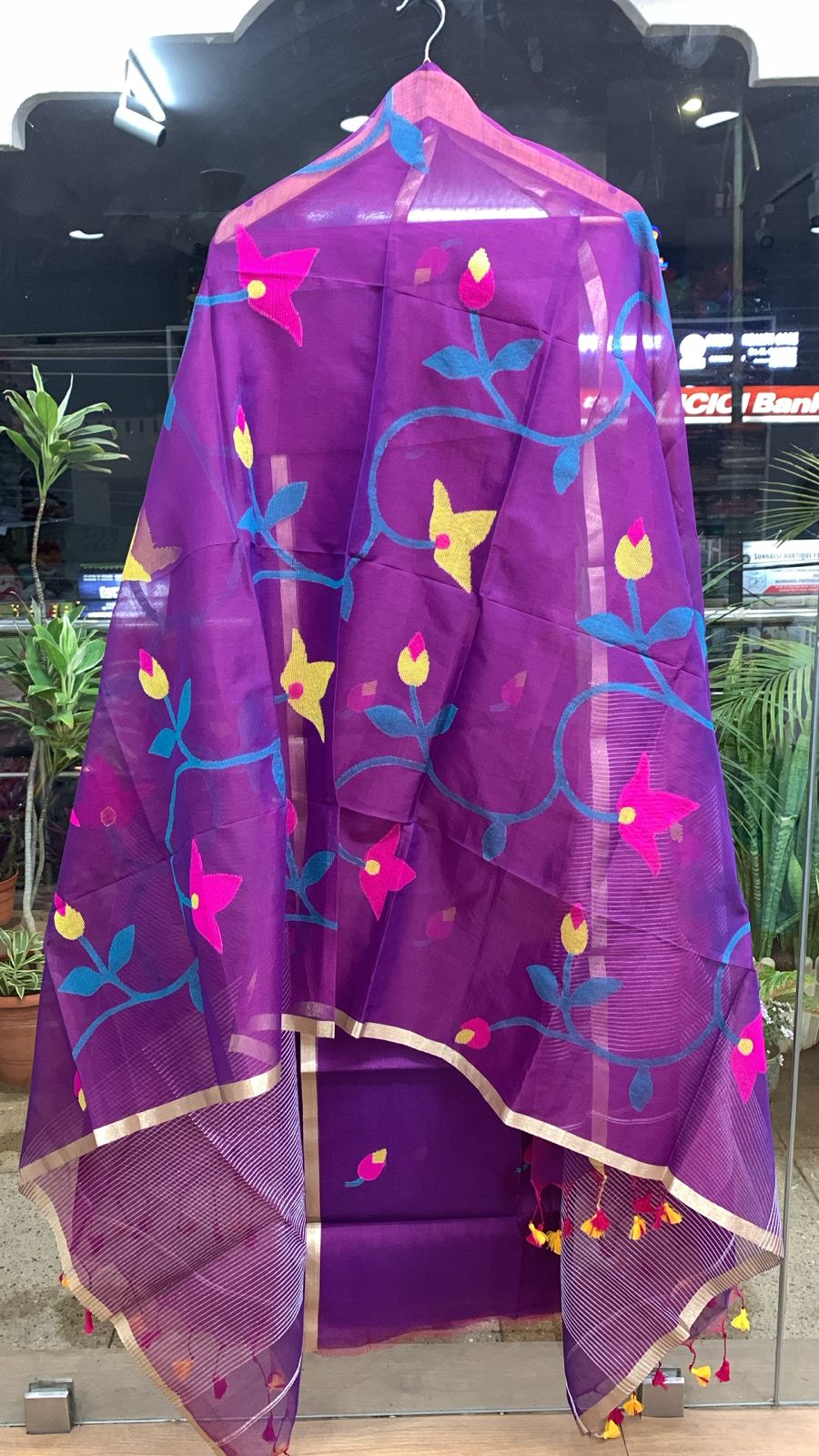 Muslin Kora Jamdhani 2-piece set