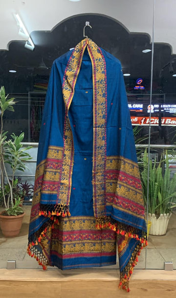 Mul Cotton 2 Piece Handwoven Dress Materials