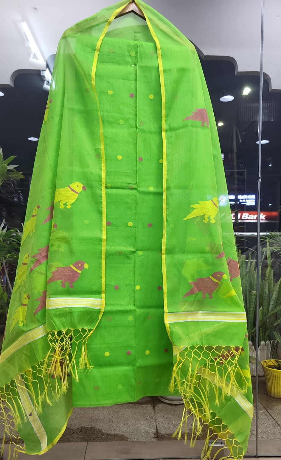 Muslin Jamdhani Handloom 2 peice set