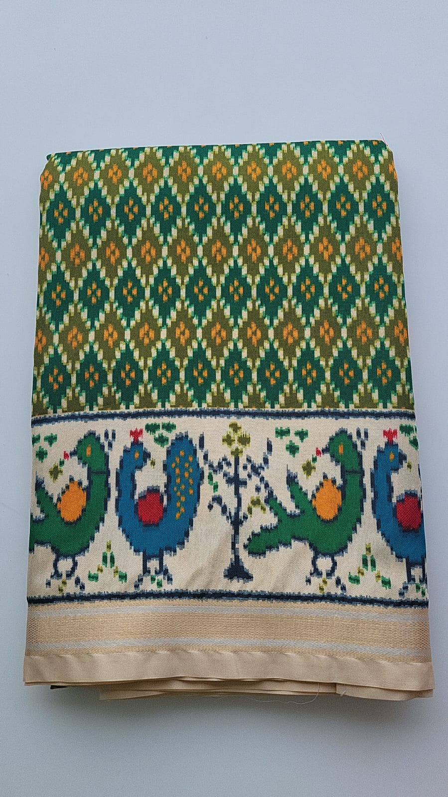 Pathan Patola Sarees - Peacock design