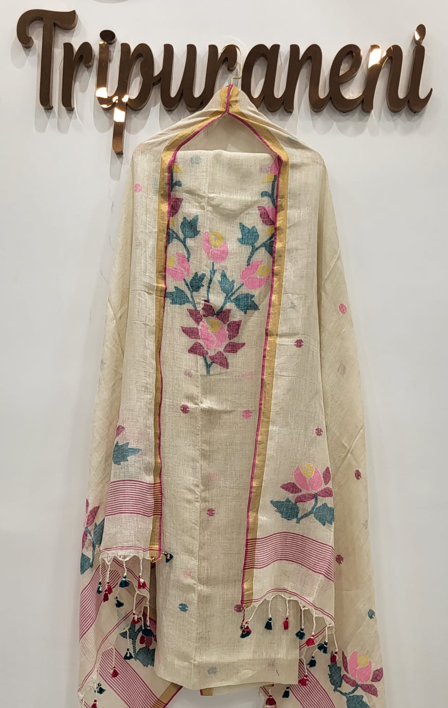Linen by Linen: 2 Piece Jamdani material