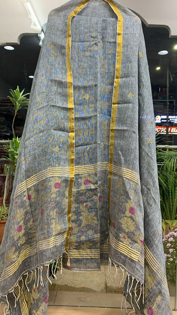 2 Piece Linen Jamdhani Sets