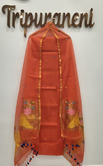 Muslin Jamdhani Handloom 2 peice set