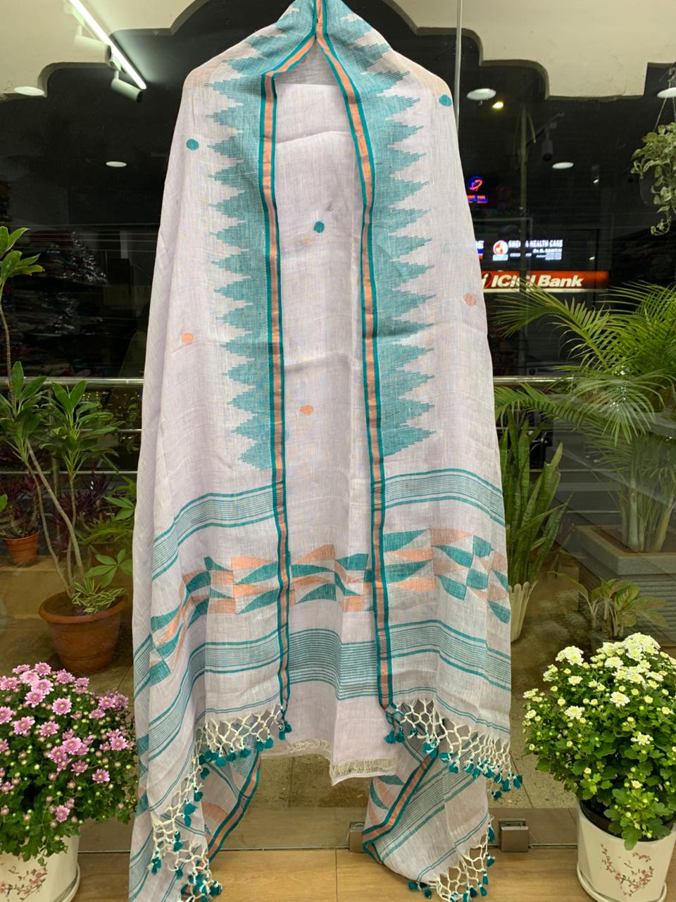 Lenin Jamdhani 2-piece Dress Mterial