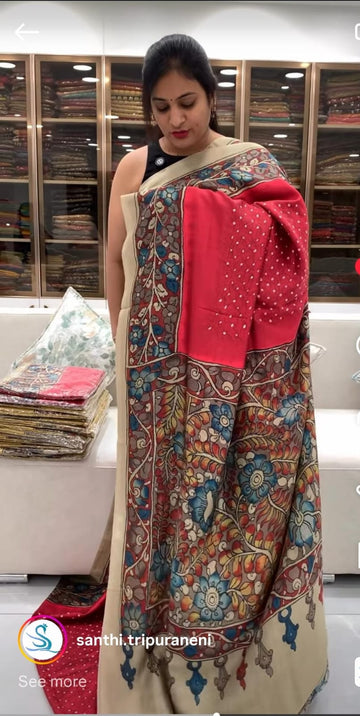 Bandini Kalamkari Sarees