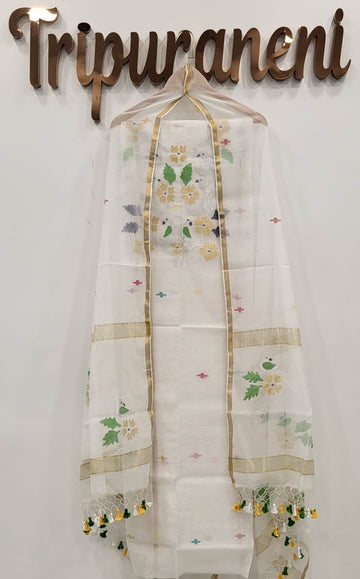 Muslin Jamdhani Handloom 2 peice set