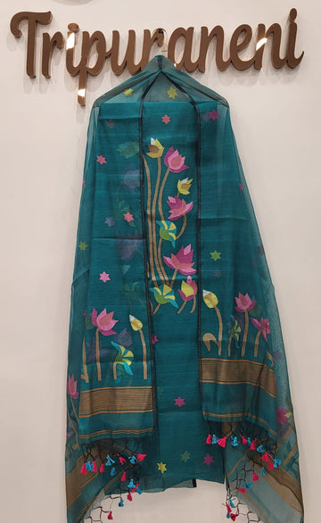 Muslin Jamdhani Handloom 2 peice set