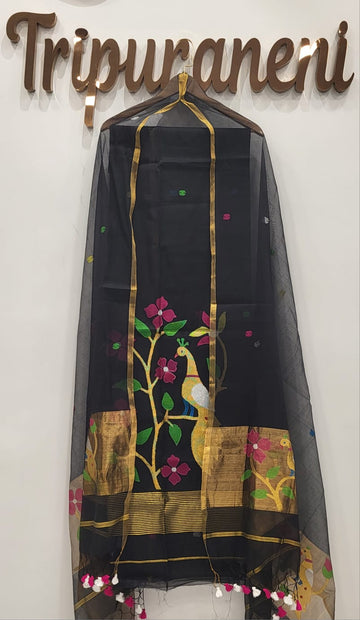 Muslin Jamdhani Handloom 2 peice set