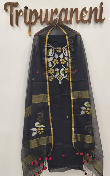 Muslin Jamdhani Handloom 2 peice set