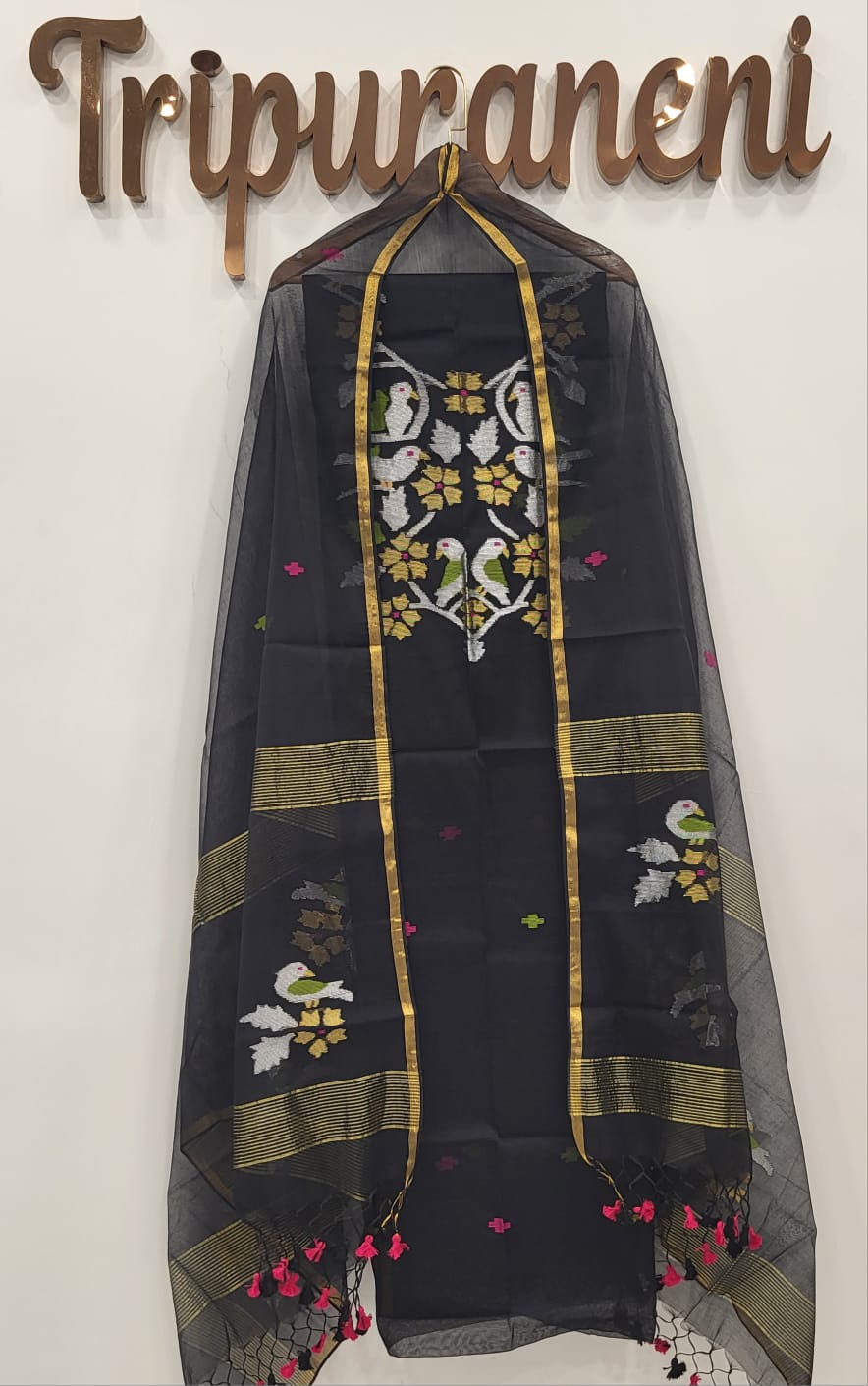 Muslin Jamdhani Handloom 2 peice set
