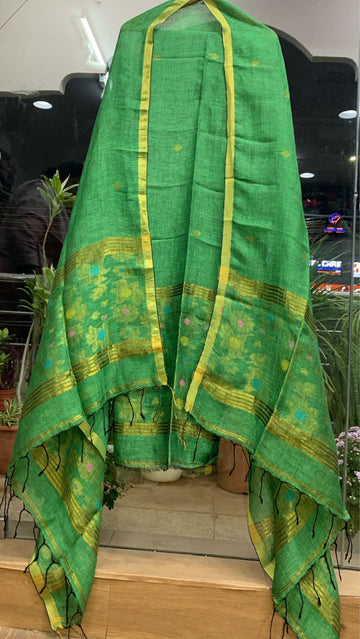 2 Piece Linen Jamdhani Sets