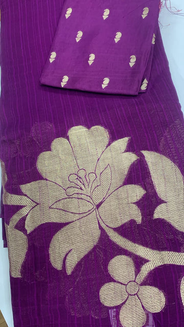 Tussar Kora Lenin Jamdani Sarees