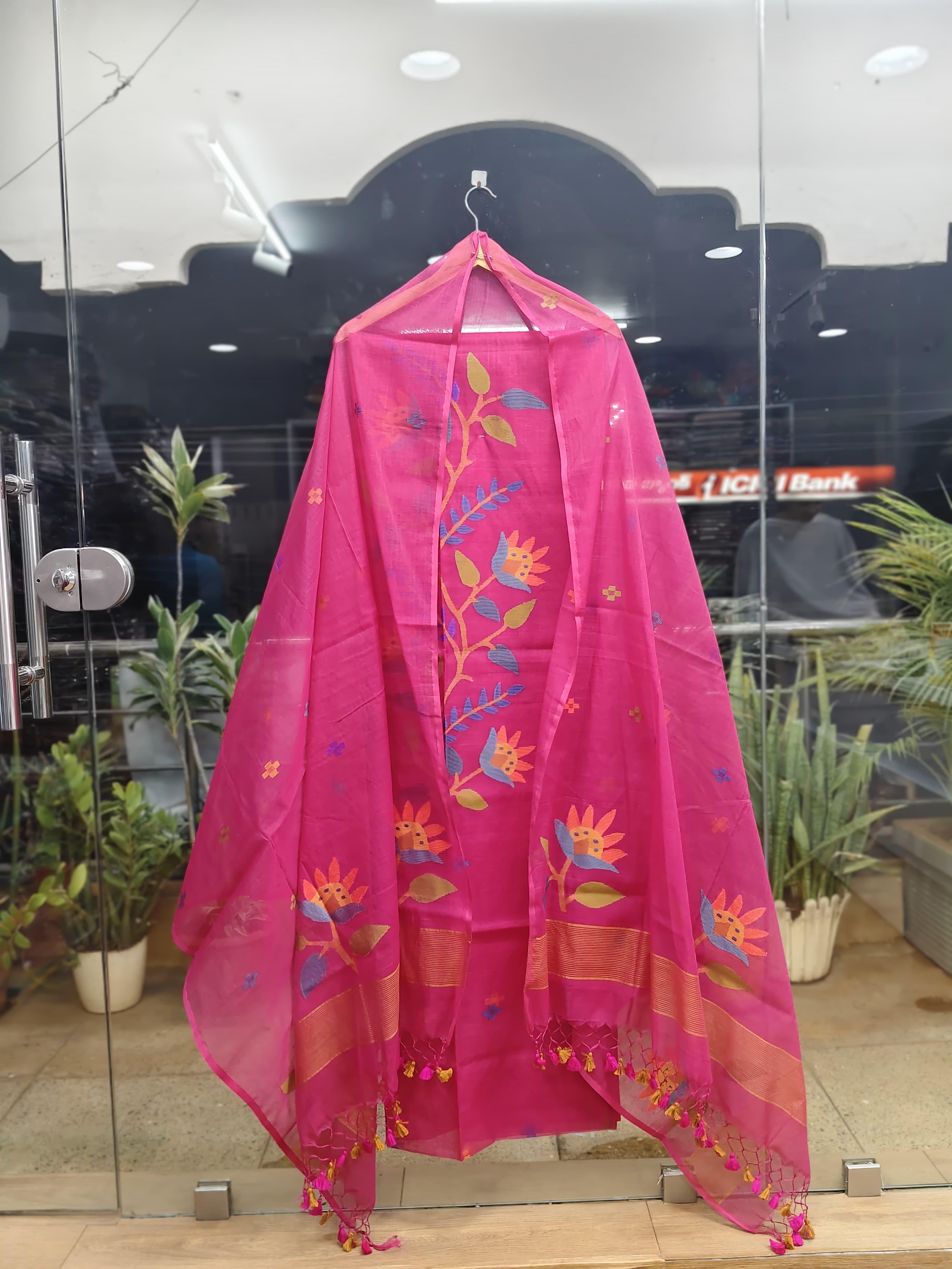 Jamdhani Muslin Kora- 2 piece sets