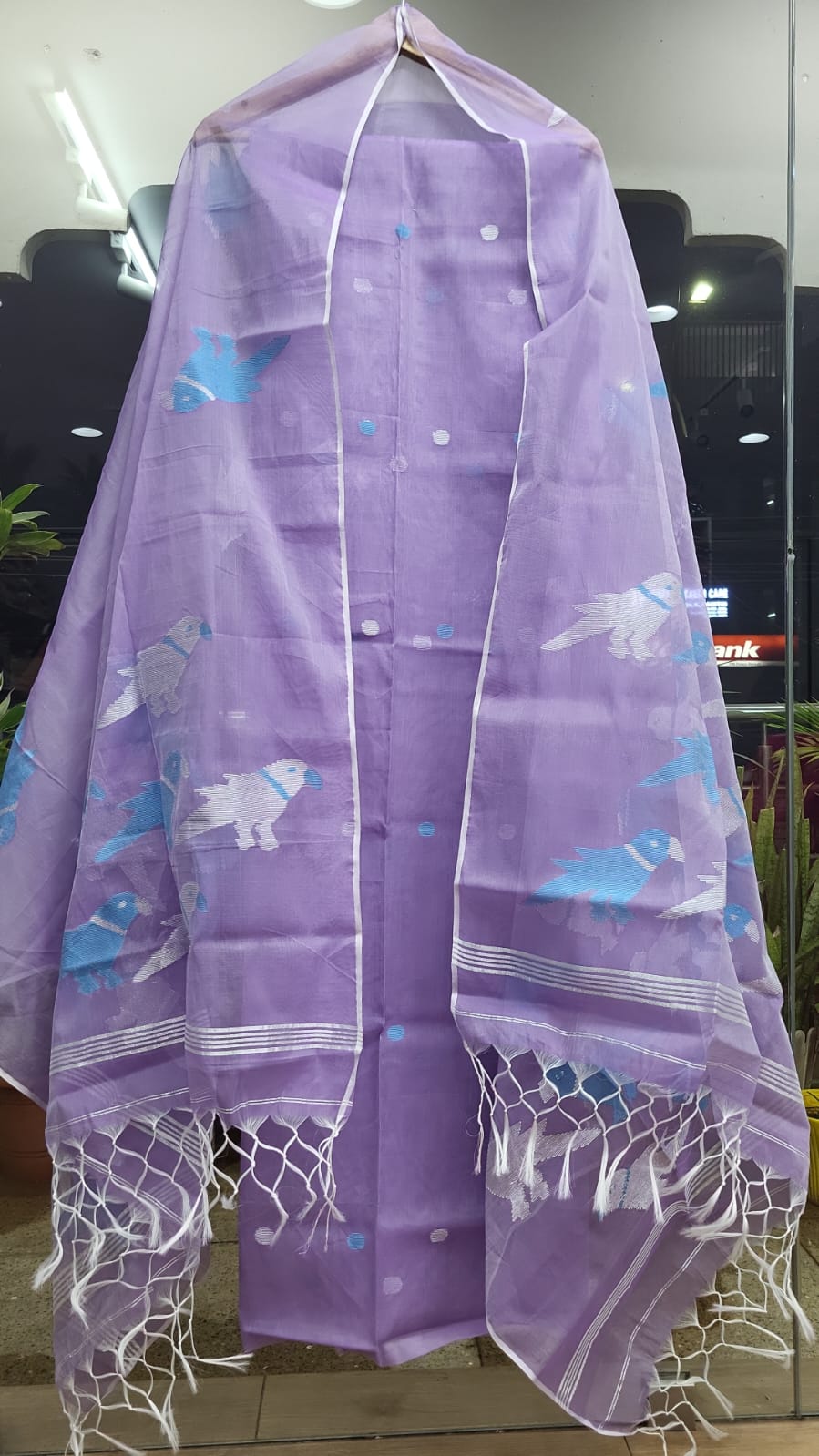 Muslin Jamdhani Handloom 2 peice set