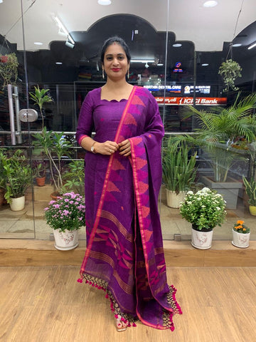 Lenin Jamdhani 2-piece Dress Mterial