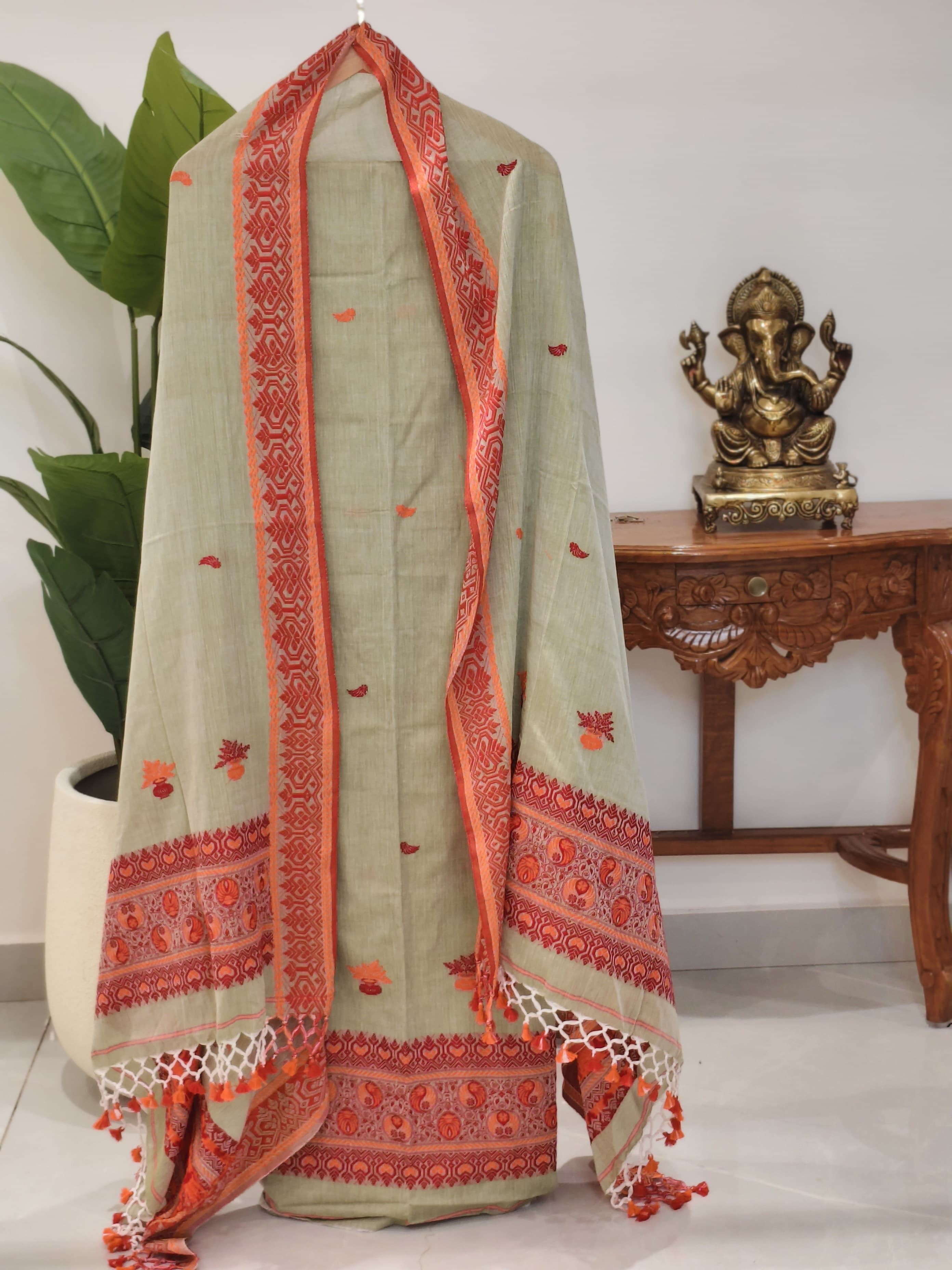 Cotton Jamdani - 2-piece sets