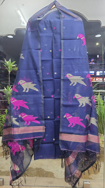 Muslin Jamdhani Handloom 2 peice set