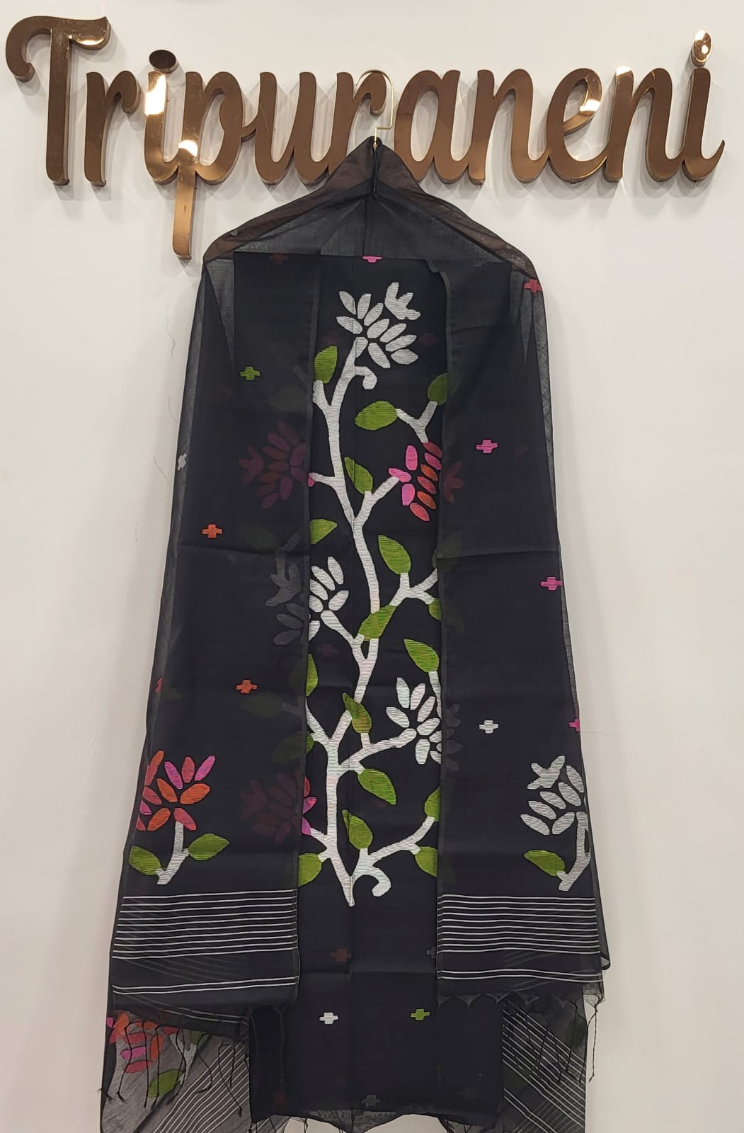Muslin Jamdhani Handloom 2 peice set