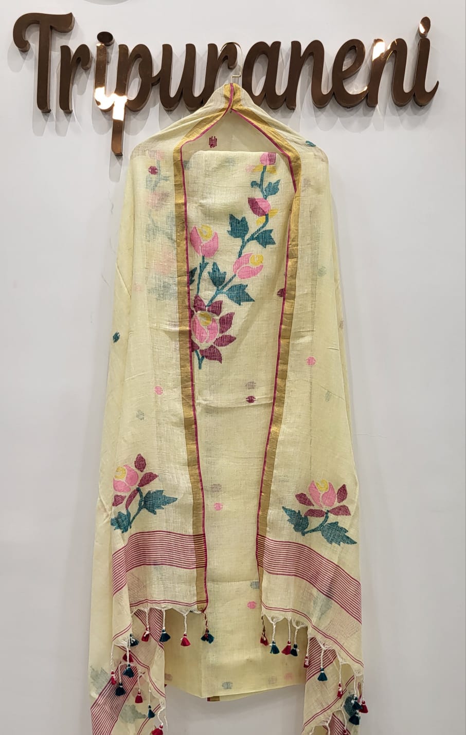 Linen by Linen: 2 Piece Jamdani material