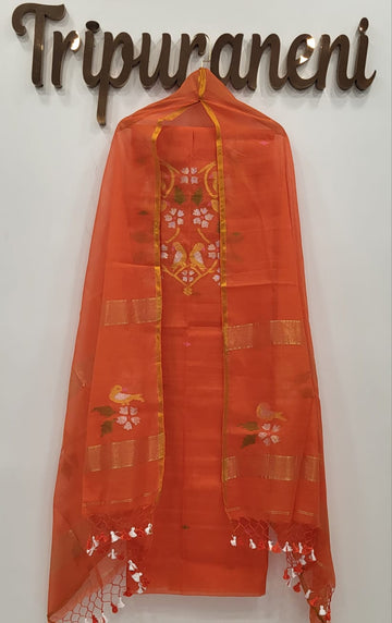 Muslin Jamdhani Handloom 2 peice set
