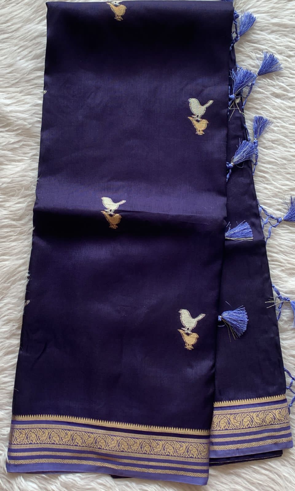 Semi Mysore Crepe sarees