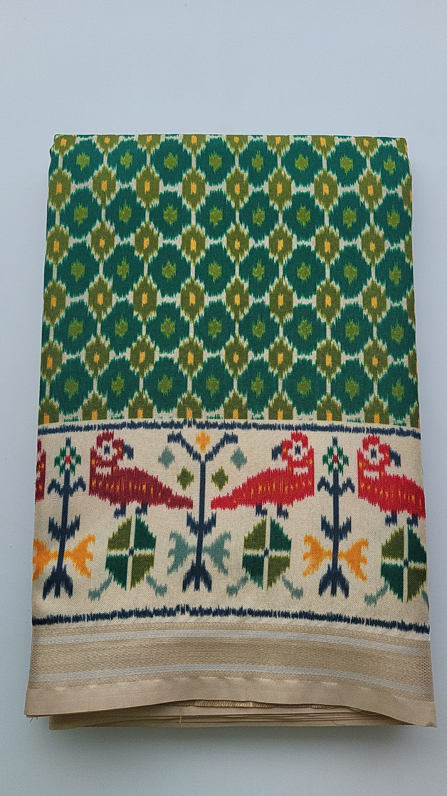 Pathan Patola Sarees - Macaw Design