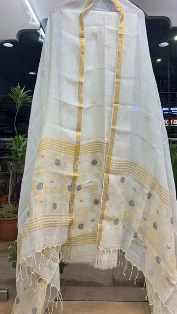2 Piece Linen Jamdhani Sets