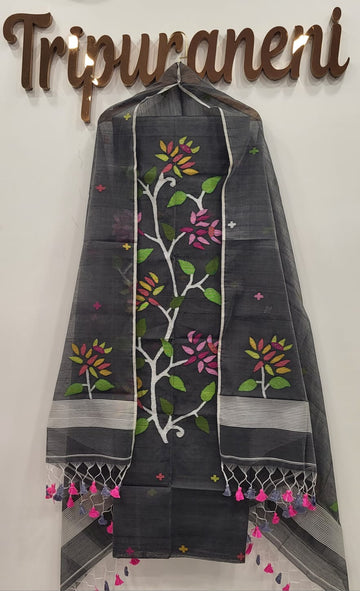 Muslin Jamdhani Handloom 2 peice set