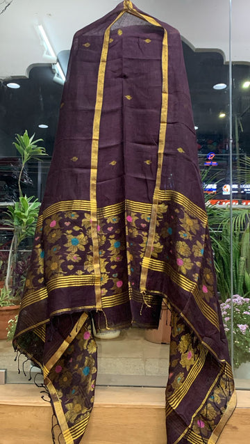 2 Piece Linen Jamdhani Sets