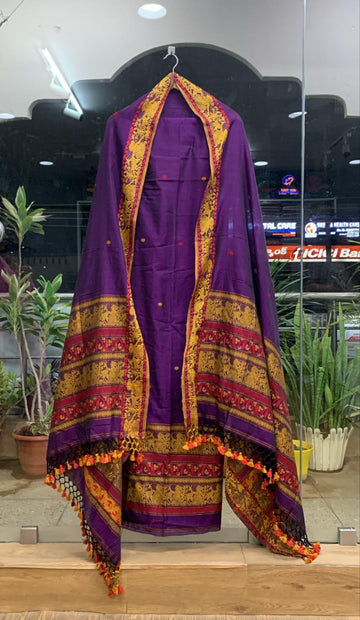 Mul Cotton 2 Piece Handwoven Dress Materials