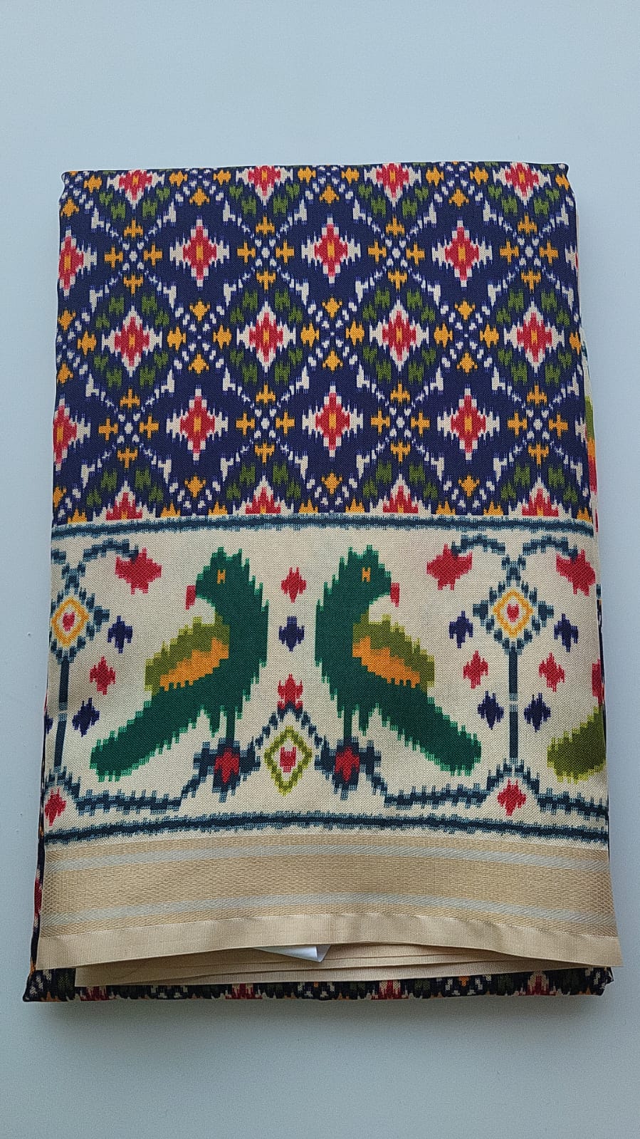 Pathan Patola Sarees - Lovebirds design