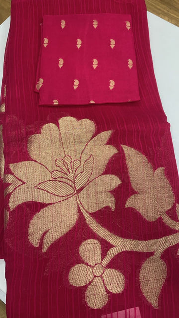 Tussar Kora Lenin Jamdani Sarees