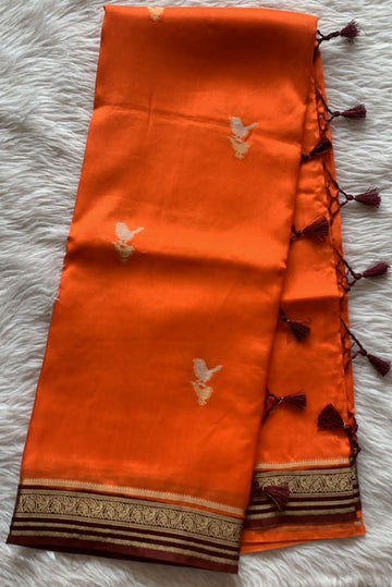 Semi Mysore Crepe sarees