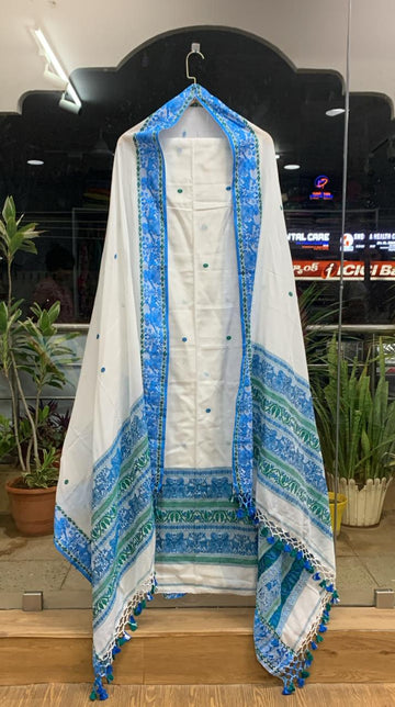 Mul Cotton 2 Piece Handwoven Dress Materials