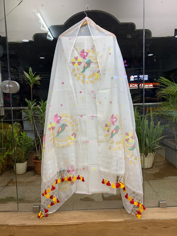 Muslin Jamdhani Handloom 2 peice set